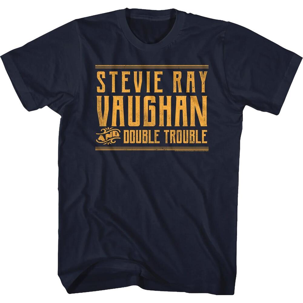 Distressed Stevie Ray Vaughan And Double Trouble Tshirt